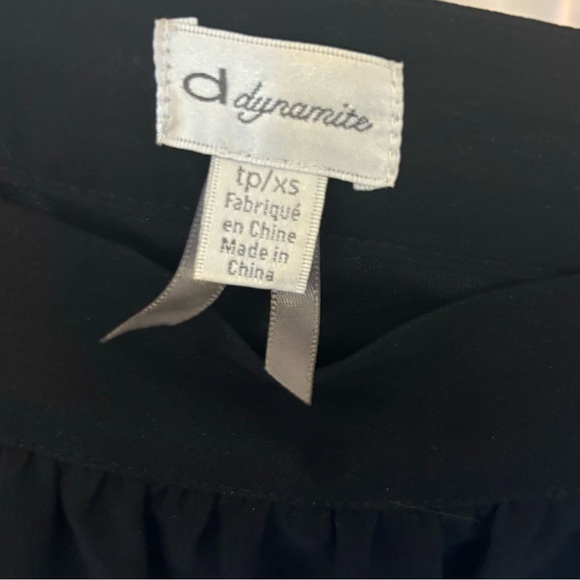 Dynamite Black Hi Low Skirt - XS - Picture 5 of 6